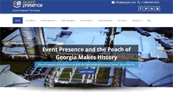 Desktop Screenshot of eventpresence.com
