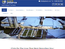Tablet Screenshot of eventpresence.com